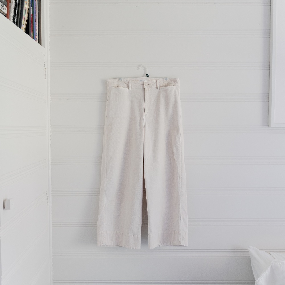 LOFT High Waist Wide Leg Pants